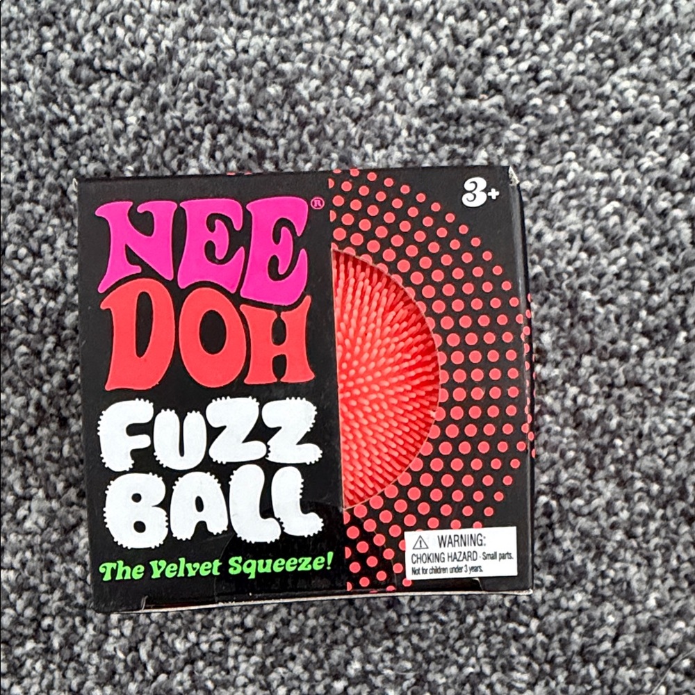 Nee Doh Fuzz Ball - Red Velvet Squeeze